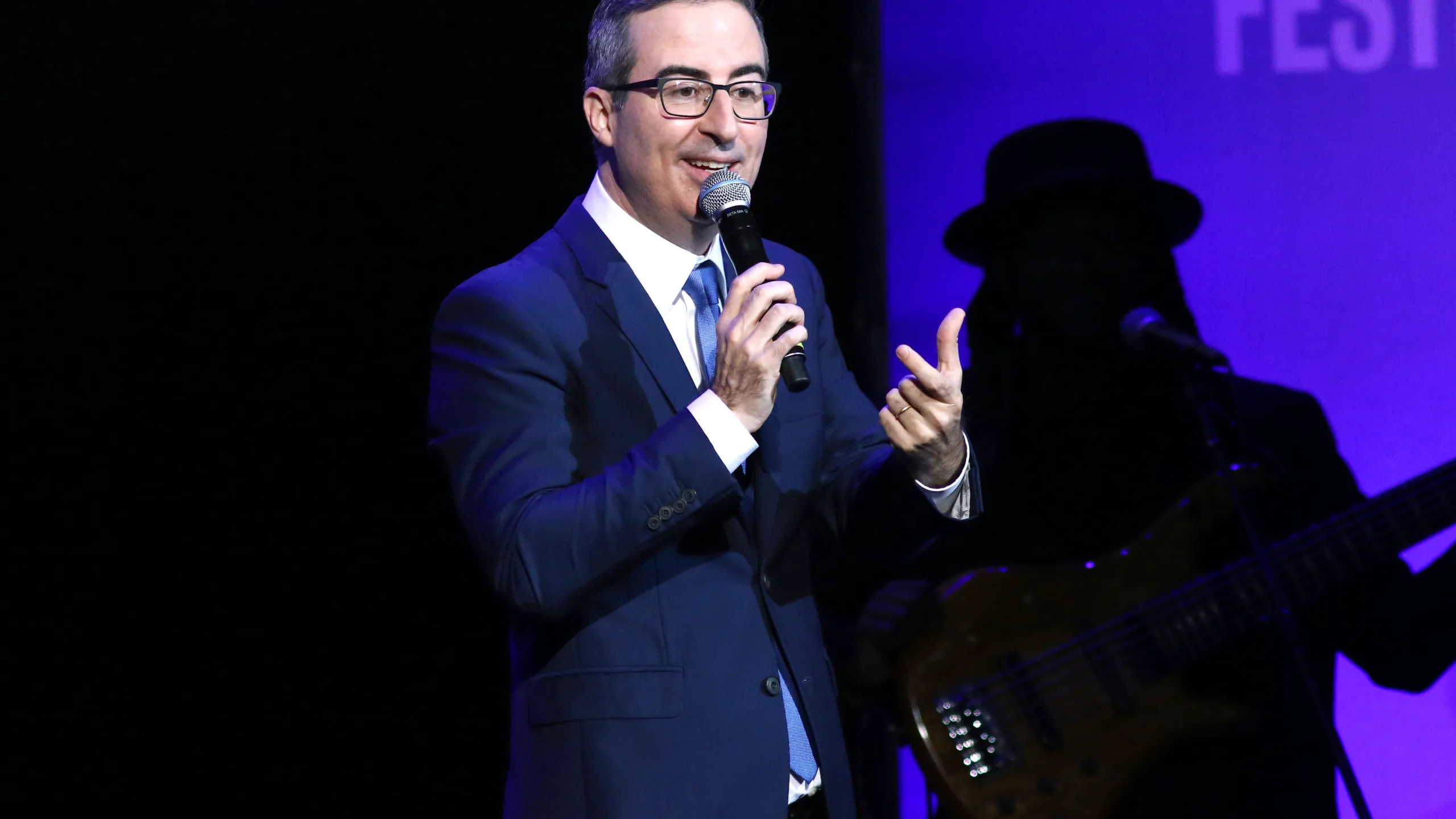 Fans at a John Oliver concert